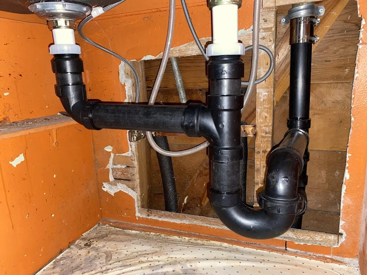 Professional Repiping Services equipment and tools on the job in Quincy